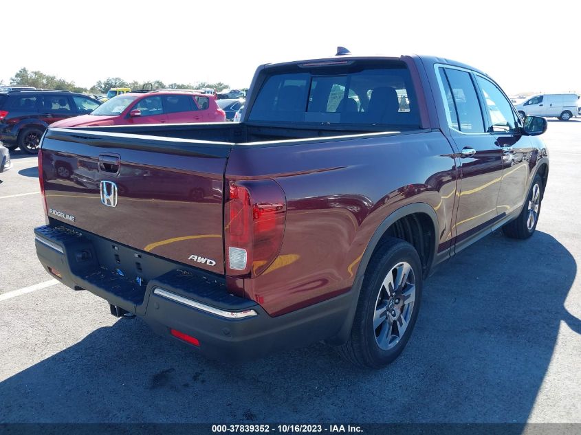 2018 HONDA RIDGELINE RTL-E - 5FPYK3F79JB017375