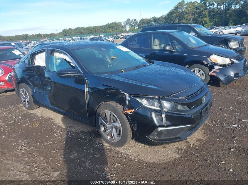 Lot #2543816887 2020 HONDA CIVIC LX salvage car