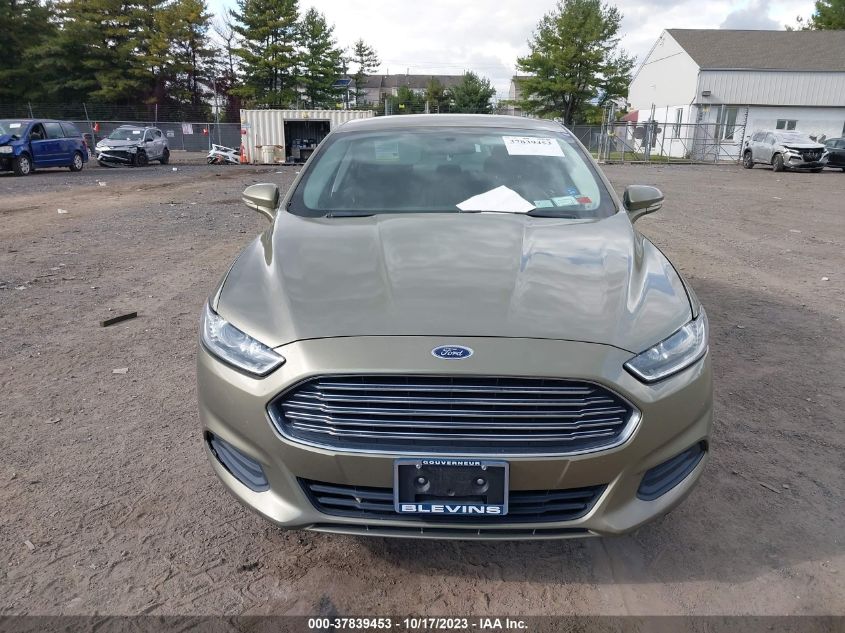 2013 FORD FUSION SE - 3FA6P0H71DR126824