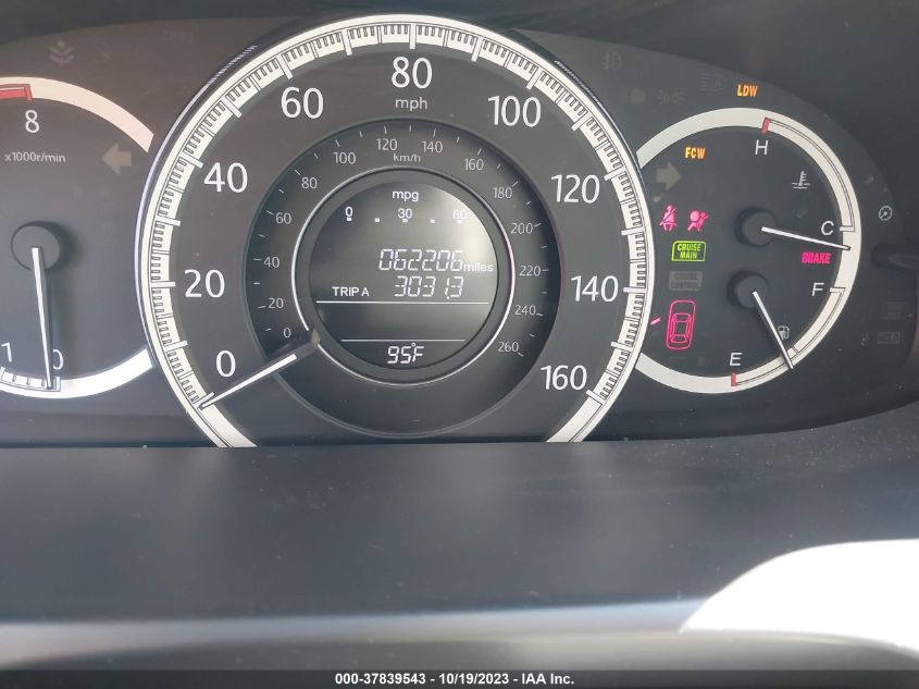 2015 HONDA ACCORD SEDAN EX-L - 1HGCR3F88FA001919