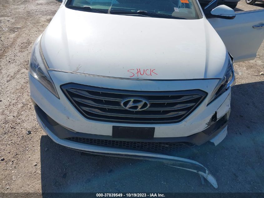 2016 HYUNDAI SONATA 2.4L SPORT - 5NPE34AF4GH390363