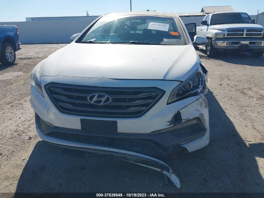 2016 HYUNDAI SONATA 2.4L SPORT - 5NPE34AF4GH390363