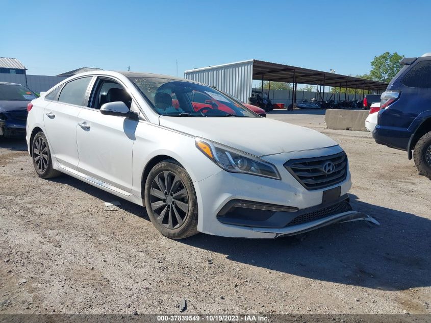 2016 HYUNDAI SONATA 2.4L SPORT - 5NPE34AF4GH390363