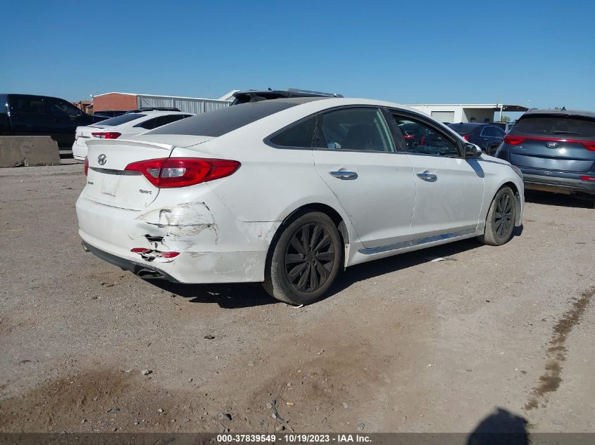 2016 HYUNDAI SONATA 2.4L SPORT - 5NPE34AF4GH390363