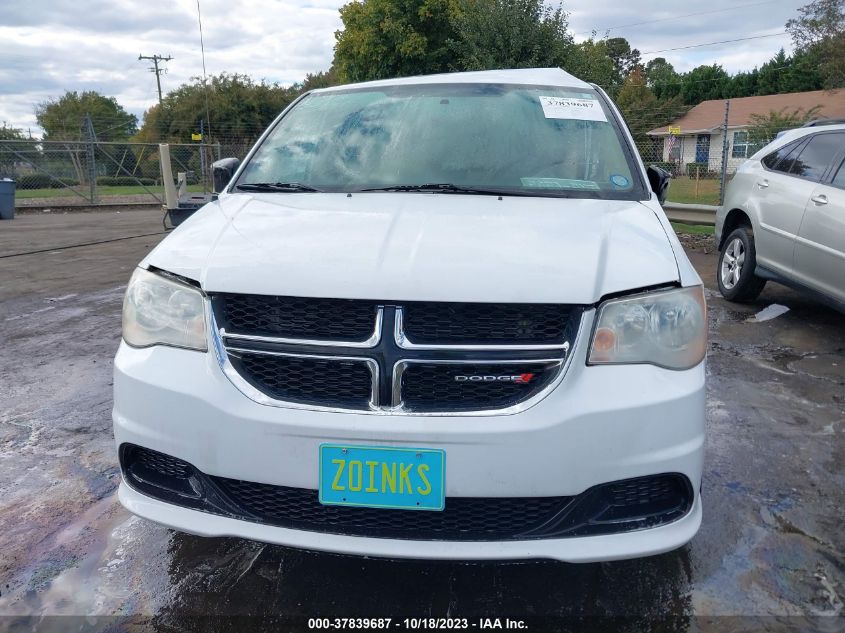 2014 DODGE GRAND CARAVAN SE/AMERICAN VALUE PKG - 2C4RDGBGXER355219