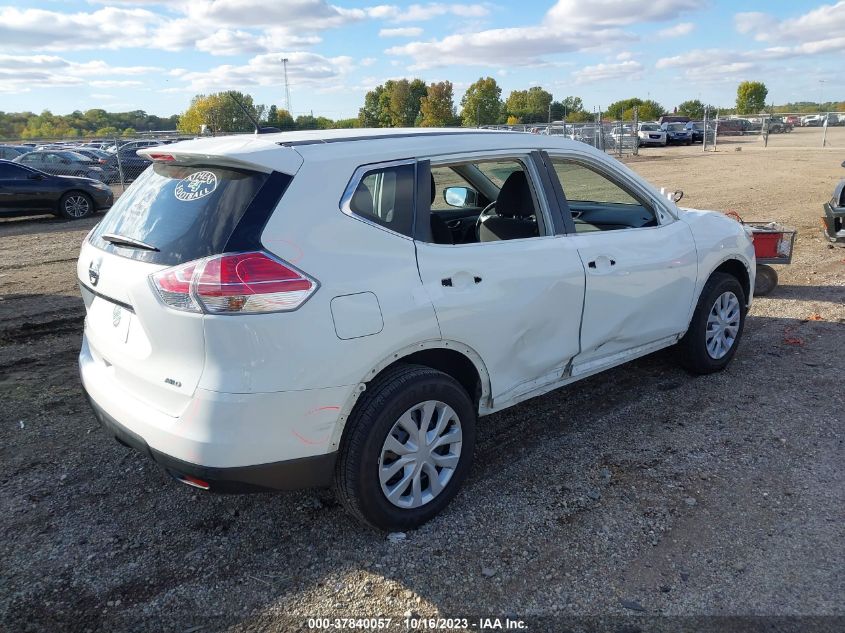2016 NISSAN ROGUE SV/SL/S - KNMAT2MV1GP701015