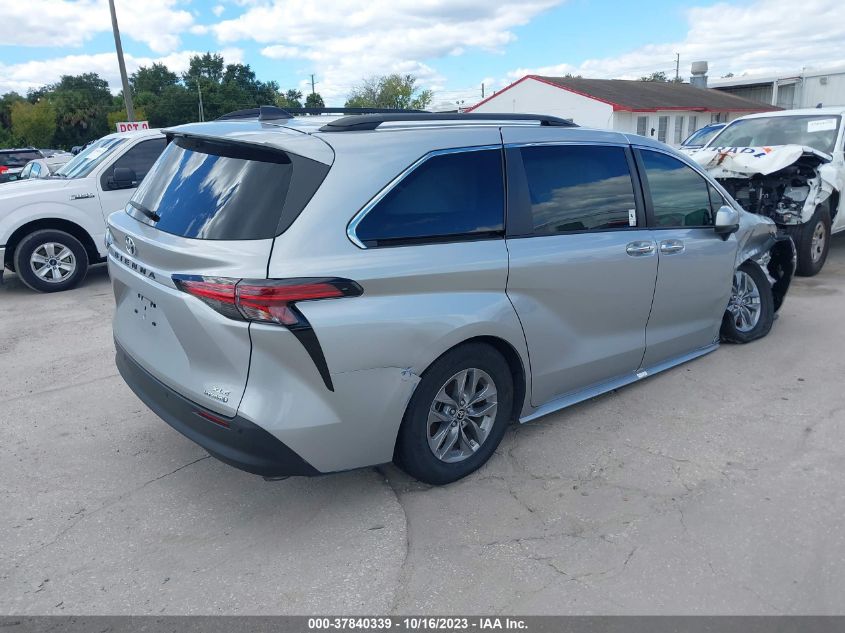 5TDYRKEC1NS102015 2022 TOYOTA SIENNA, photo no. 4