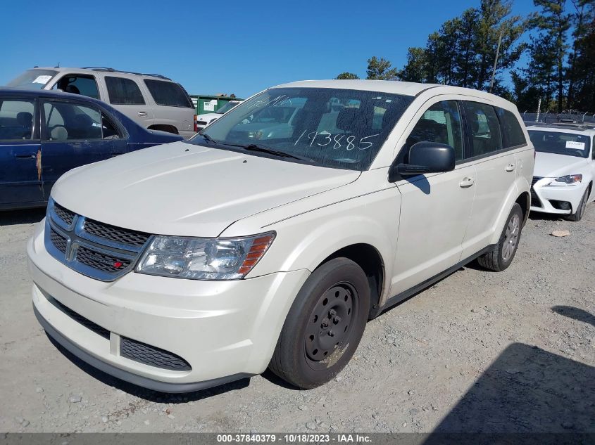 2014 DODGE JOURNEY AMERICAN VALUE PKG - 3C4PDCABXET193885