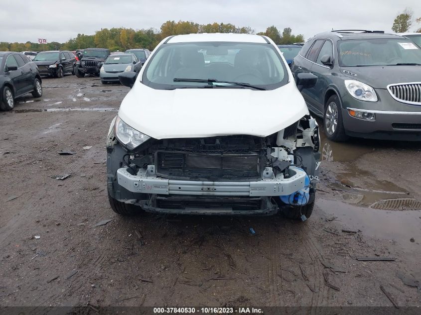 2021 FORD ECOSPORT S - MAJ6S3FL4MC425688