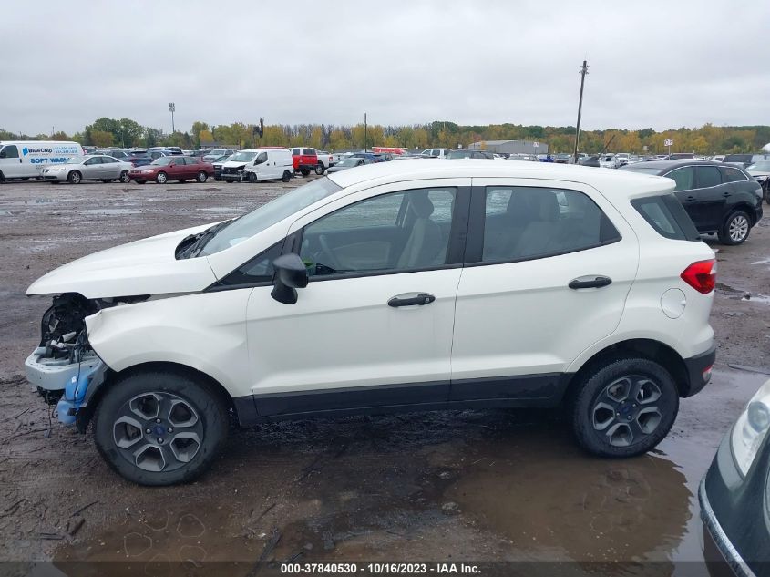 2021 FORD ECOSPORT S - MAJ6S3FL4MC425688