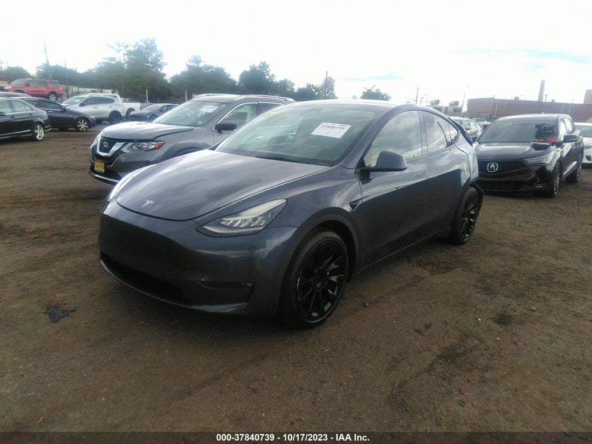 VIN 5YJYGDEE2MF108122 2021 TESLA MODEL Y LONG RANGE
