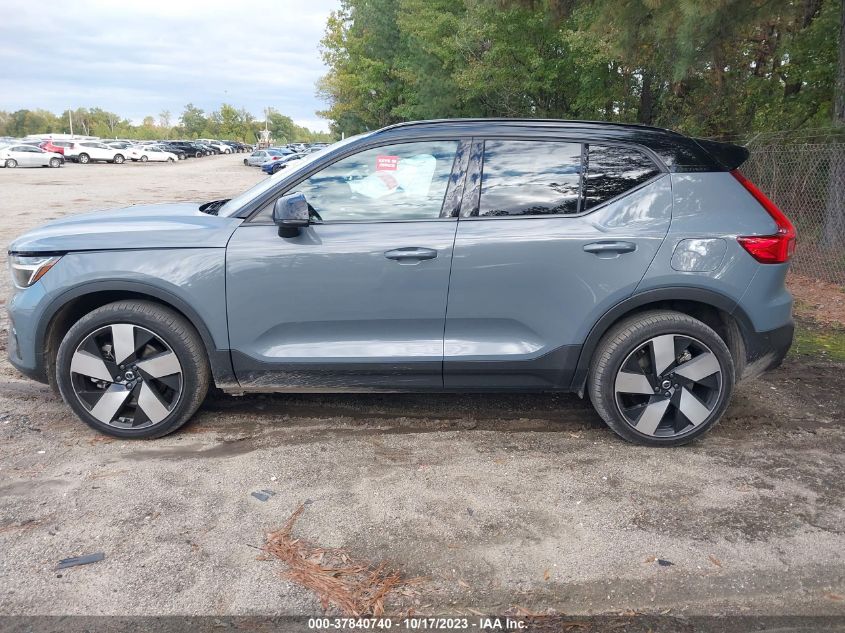 2023 VOLVO XC40 RECHARGE PURE PLUS YV4ED3UW0P2958125