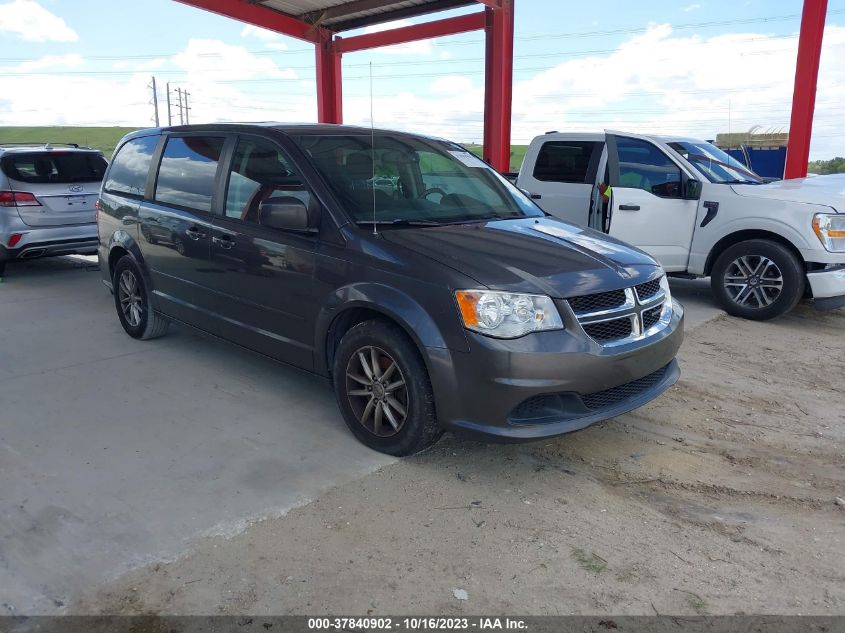 Lot #2525407719 2015 DODGE GRAND CARAVAN AVP/SE salvage car