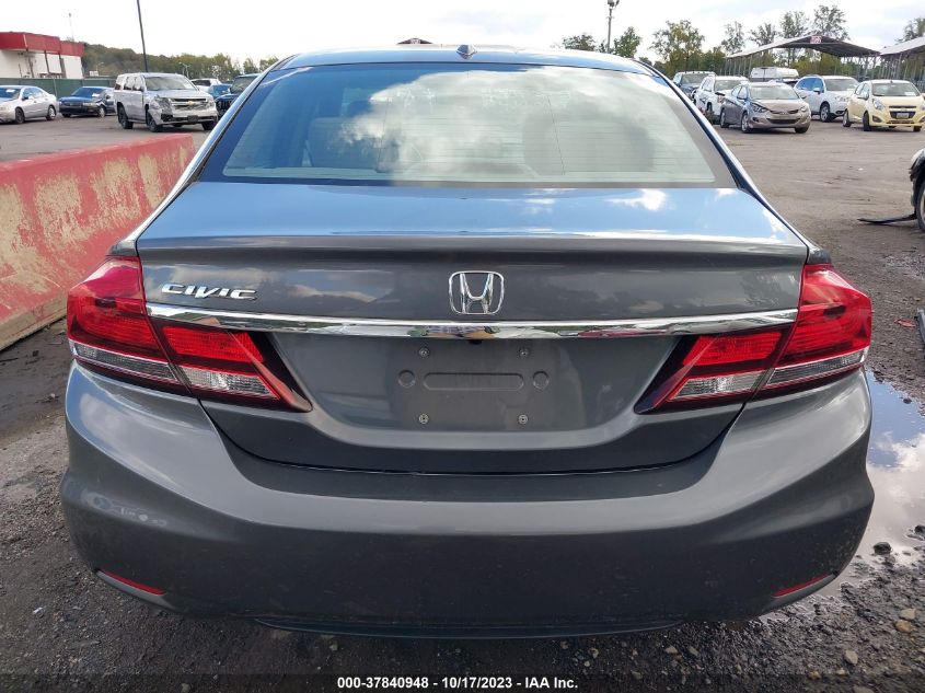 2013 HONDA CIVIC SDN EX-L - 19XFB2F91DE272690