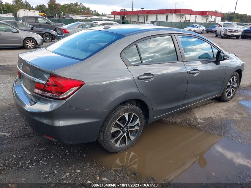 2013 HONDA CIVIC SDN EX-L - 19XFB2F91DE272690