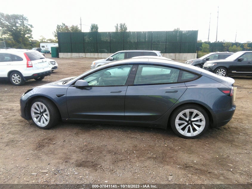 VIN 5YJ3E1EB9NF290536 2022 TESLA MODEL 3 LONG RANGE