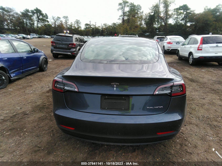 VIN 5YJ3E1EB9NF290536 2022 TESLA MODEL 3 LONG RANGE