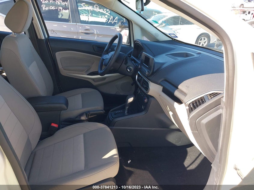 VIN MAJ3S2FE5LC378877 2020 FORD ECOSPORT S