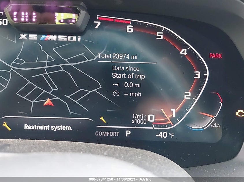 VIN 5UXJU4C03P9N49773 2023 BMW X5 M50I