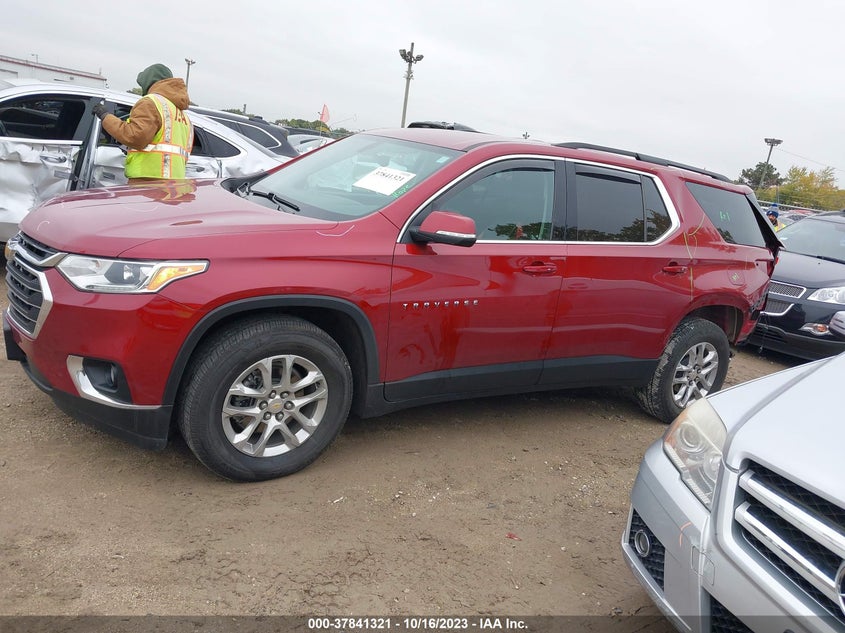 VIN 1GNEVGKW1MJ132905 2021 CHEVROLET TRAVERSE LT CLOTH