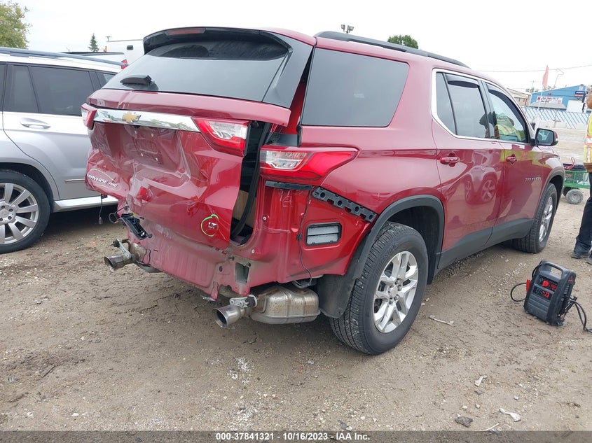 VIN 1GNEVGKW1MJ132905 2021 CHEVROLET TRAVERSE LT CLOTH