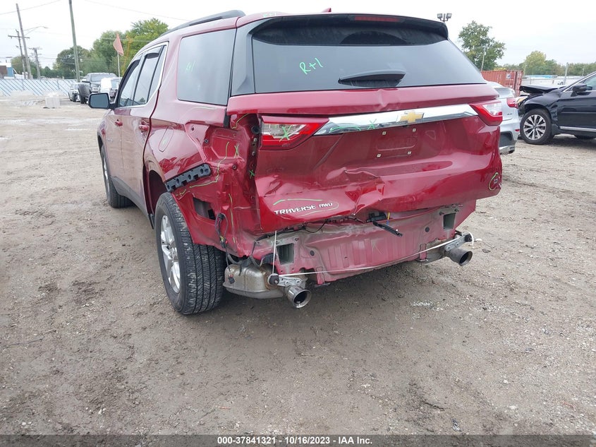 VIN 1GNEVGKW1MJ132905 2021 CHEVROLET TRAVERSE LT CLOTH