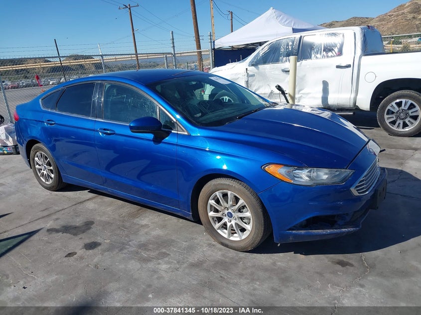 VIN 3FA6P0G71HR413989 2017 FORD FUSION S