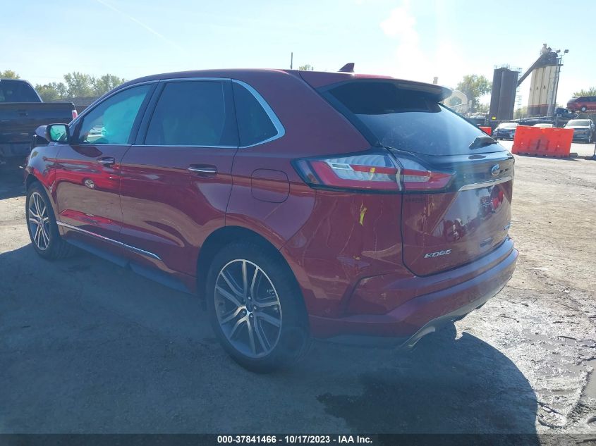 2FMPK3K9XKBB46232 2019 FORD EDGE, photo no. 3