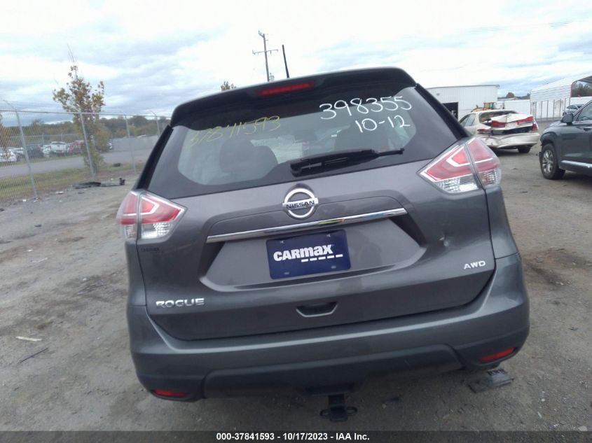 2015 NISSAN ROGUE S/SL/SV - KNMAT2MV1FP502920