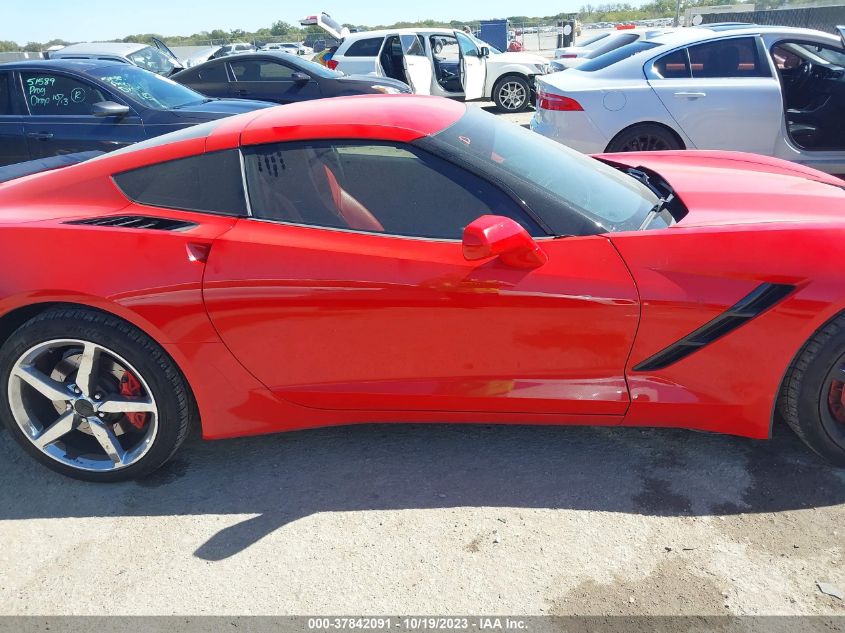 2014 CHEVROLET CORVETTE STINGRAY Z51 1G1YG2D77E5124870