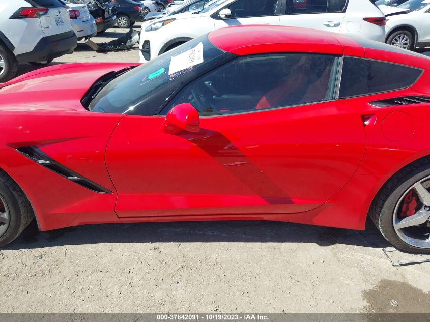 2014 CHEVROLET CORVETTE STINGRAY Z51 1G1YG2D77E5124870
