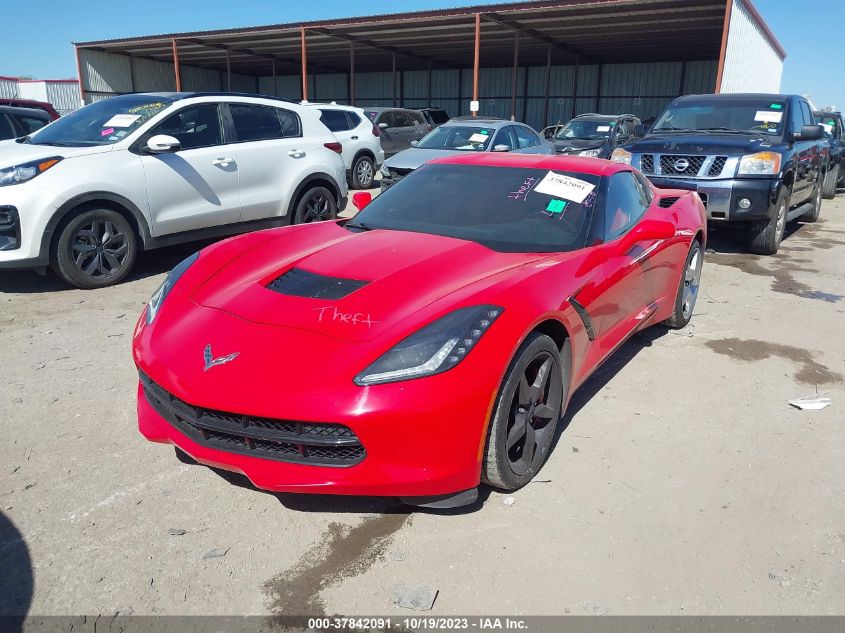2014 CHEVROLET CORVETTE STINGRAY Z51 1G1YG2D77E5124870