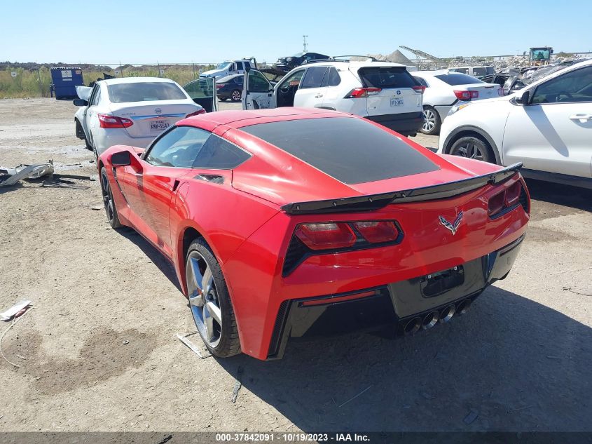 2014 CHEVROLET CORVETTE STINGRAY Z51 1G1YG2D77E5124870