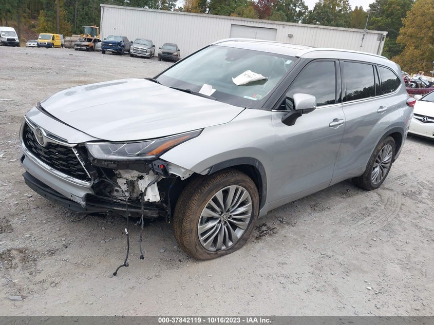 VIN 5TDFZRAH0MS044737 2021 TOYOTA HIGHLANDER PLATINUM