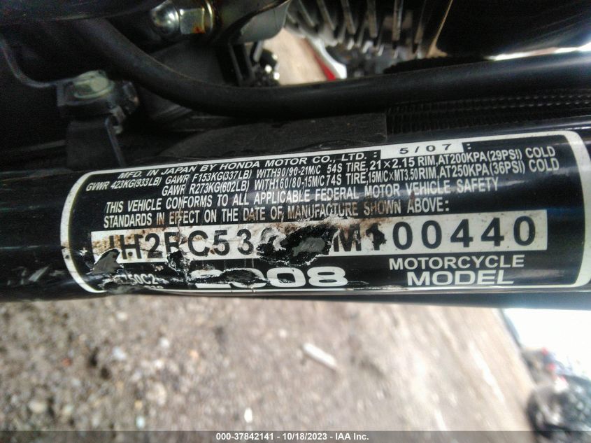 2008 HONDA VT750 C2 JH2RC53078M100440