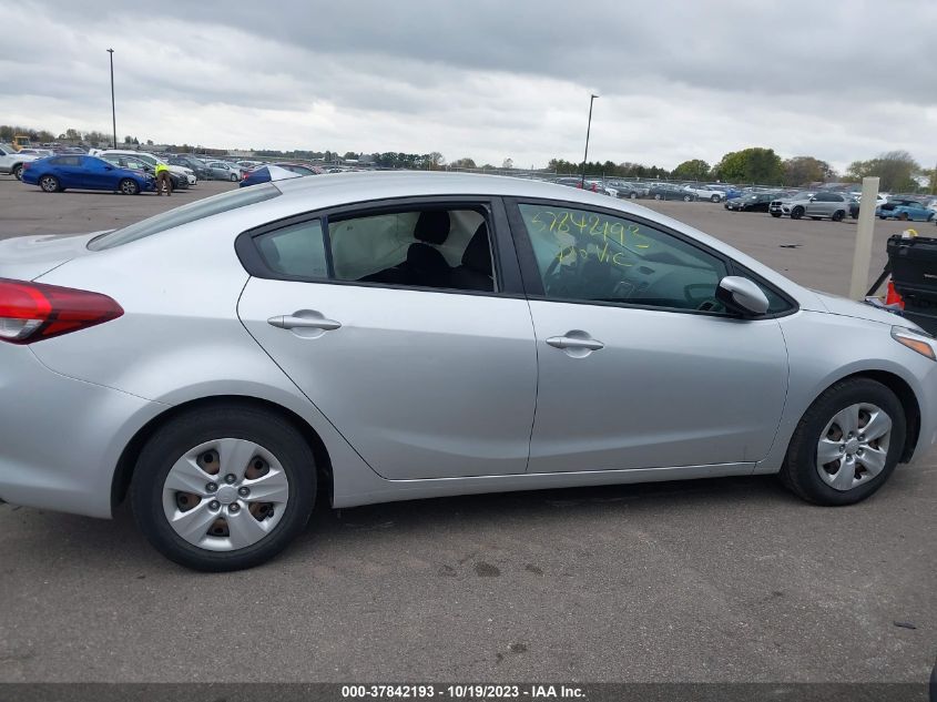 2017 KIA FORTE LX - 3KPFK4A79HE142583
