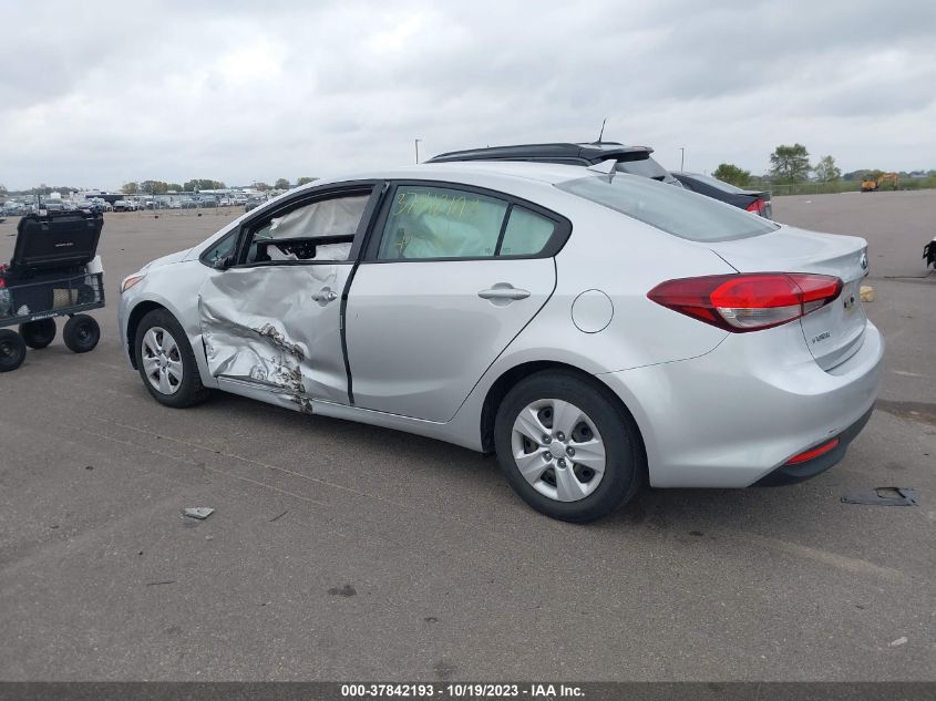 2017 KIA FORTE LX - 3KPFK4A79HE142583