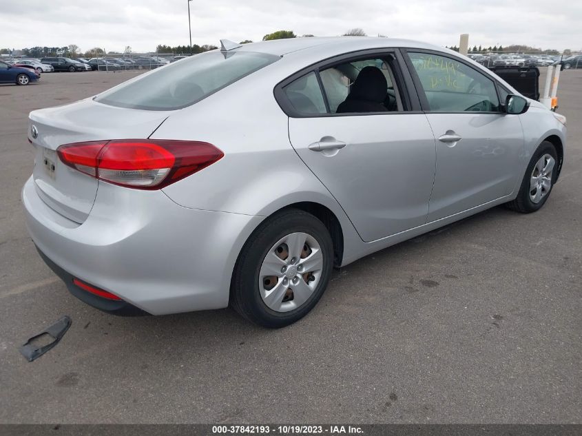 2017 KIA FORTE LX - 3KPFK4A79HE142583