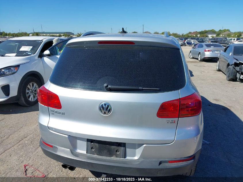 2016 VOLKSWAGEN TIGUAN SE - WVGAV7AX2GW560373