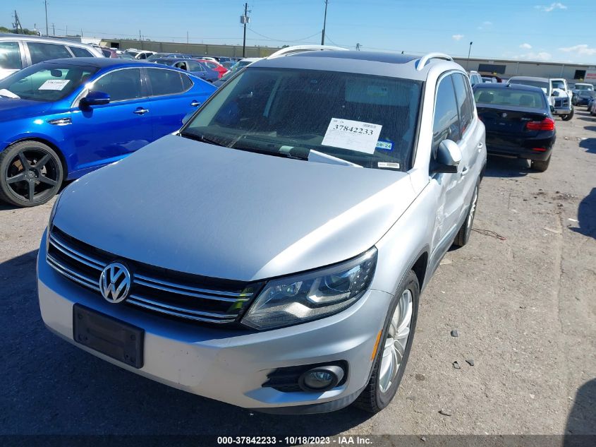 2016 VOLKSWAGEN TIGUAN SE - WVGAV7AX2GW560373