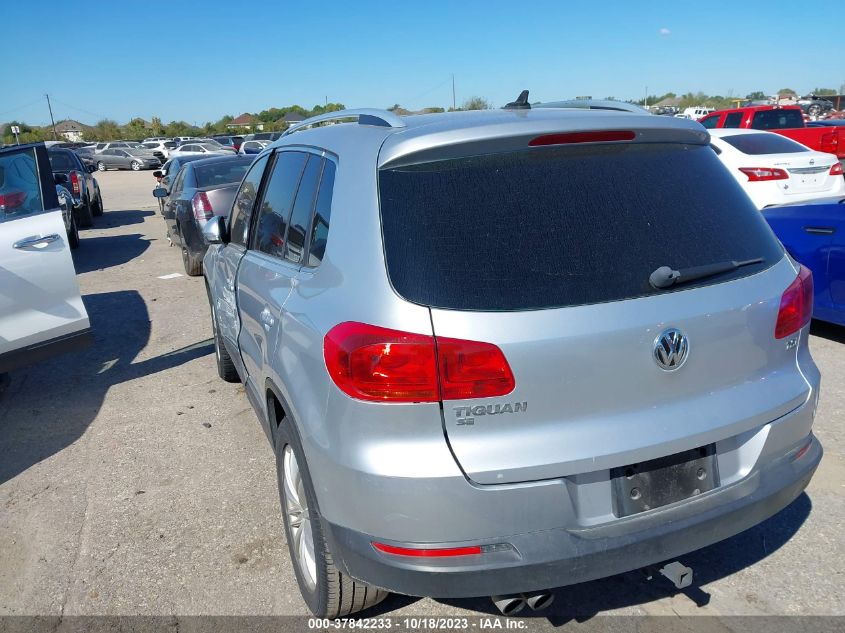 2016 VOLKSWAGEN TIGUAN SE - WVGAV7AX2GW560373