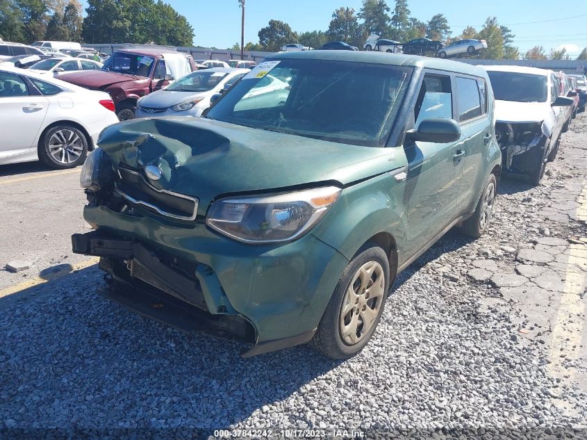 2014 KIA SOUL BASE - KNDJN2A20E7029871