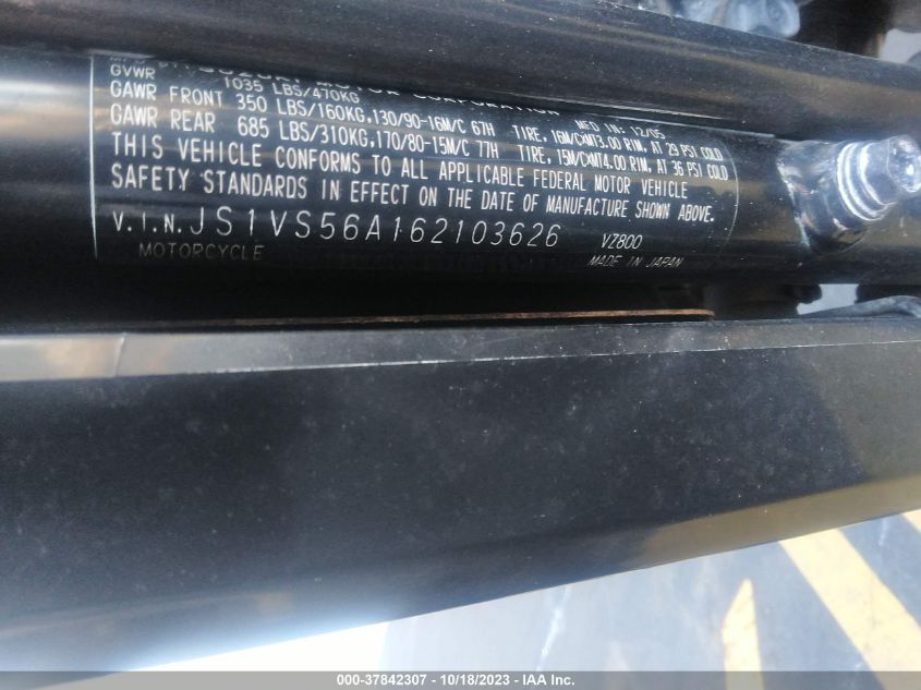 2006 SUZUKI M50 BK5 - JS1VS56A162103626