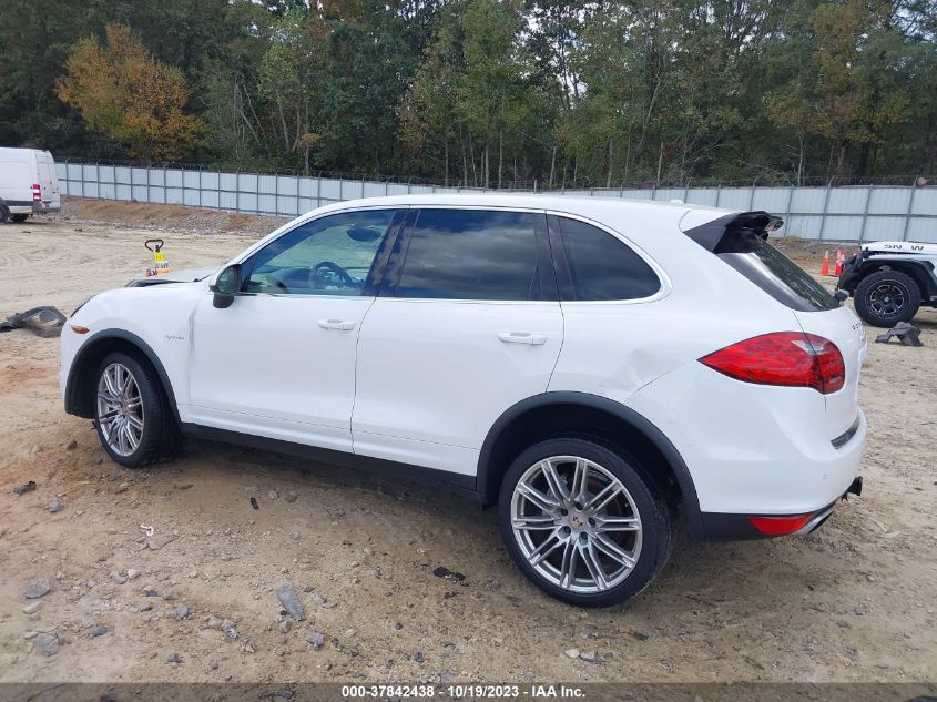 2013 PORSCHE CAYENNE HYBRID S WP1AE2A26DLA14330