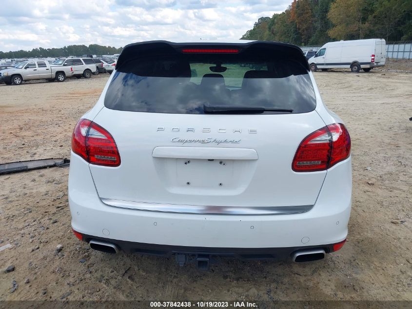 2013 PORSCHE CAYENNE HYBRID S WP1AE2A26DLA14330