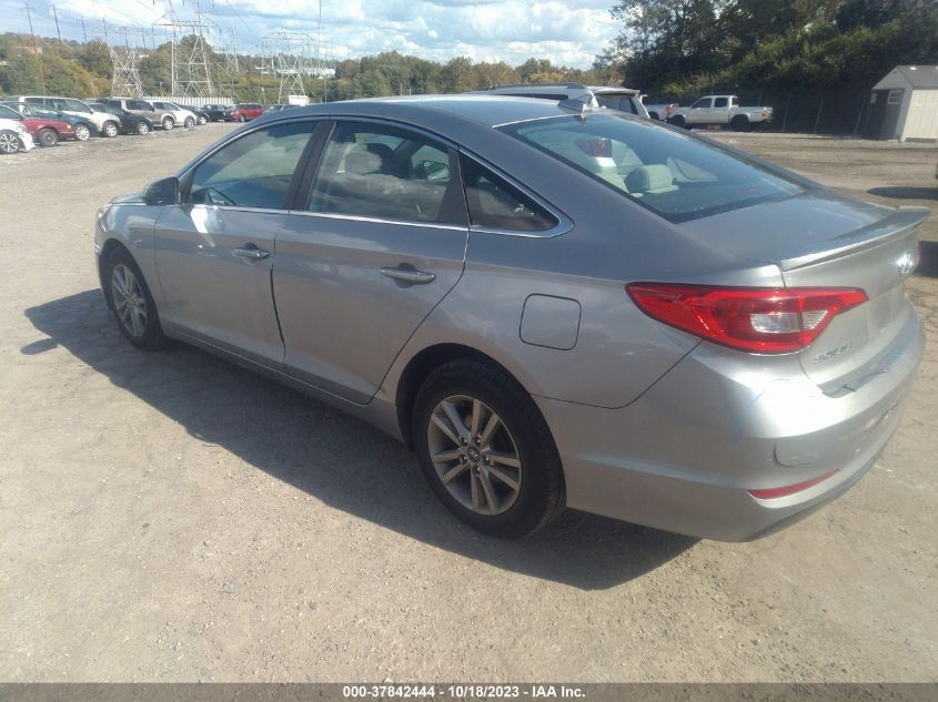 2015 HYUNDAI SONATA 2.4L SE - 5NPE24AF4FH008981