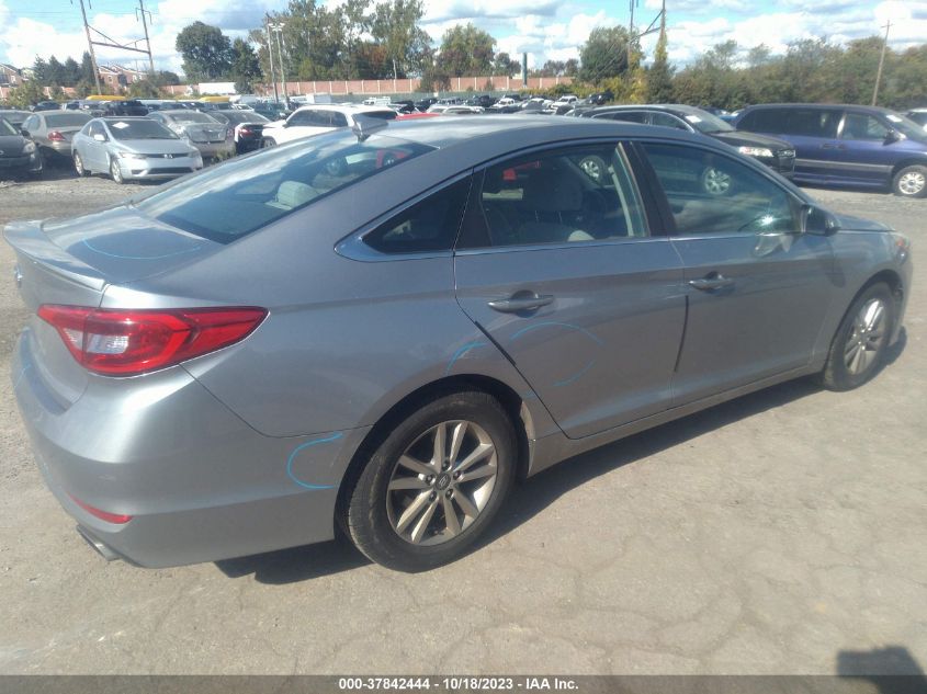 2015 HYUNDAI SONATA 2.4L SE - 5NPE24AF4FH008981