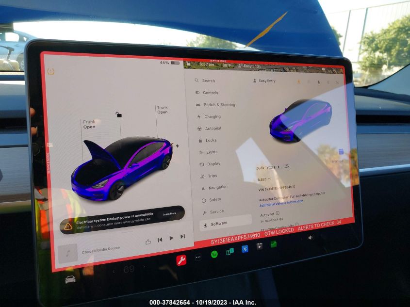 2023 TESLA MODEL 3 - 5YJ3E1EAXPF574610