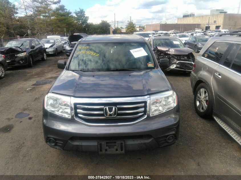 2015 HONDA PILOT LX - 5FNYF4H26FB027132