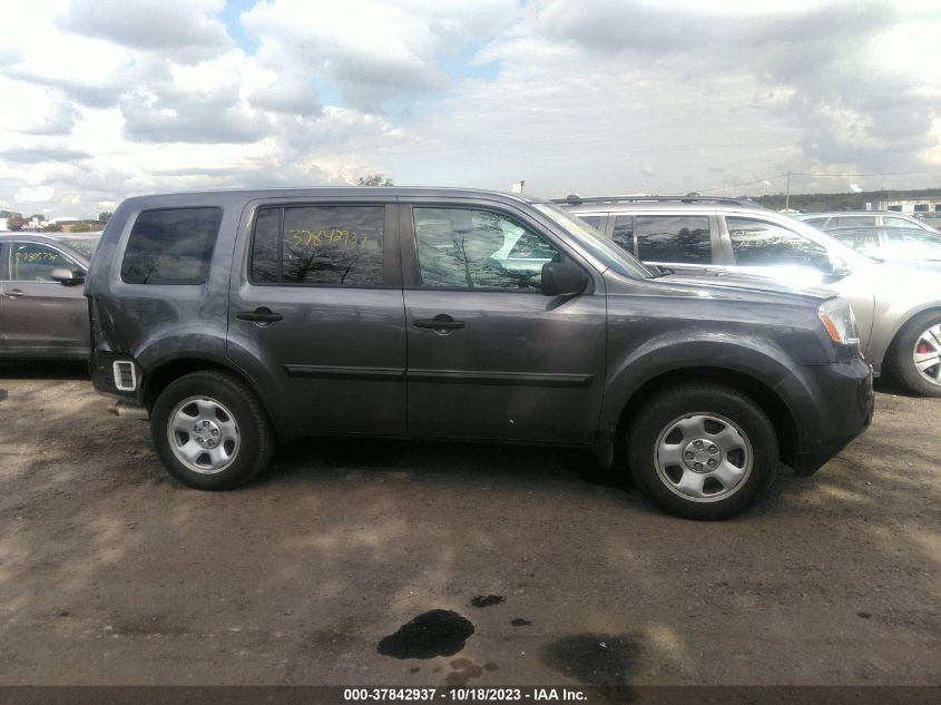 2015 HONDA PILOT LX - 5FNYF4H26FB027132